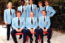 1982 Brisbane Commonwealth Games team - Left to right: Back Row: Brian Aspen, Fitz Walker, Stef Kurpass, Mark Dunbar, Stan Gilligan Front Row: Keith Peach, Bert Jacobs, Kenny Dawes