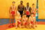 1984 Los Angeles Olympic Wrestling Team - Left to right: Back row: Stef Kurpass, Noel Loban, Fitz Walker, Mark Dunbar. Front row: Brian Aspen, Steve Bayliss, Gary Moores.
