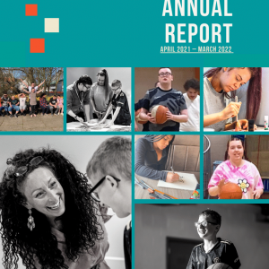 Annual report, front cover. (1)