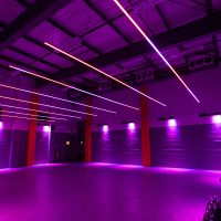 CASTLEFIELD, GREATER MANCHESTER - DECEMBER 2023: An image of the fitness studio at the Y Club Castlefield, Manchester in December 2023. (Photo by Matt Wilkinson/Wilkinson Photography)